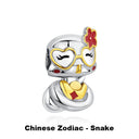 Sterling Silver Charm Fortune Cat
