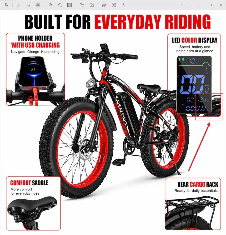 Eoeotwo Ebike - Extended Range — product view 6