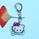 Anime Hello Kitty & My Melody Keychain Set for Fans