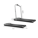 Foldable Walking Pad Treadmill Bluetooth Enabled For Home Fitness
