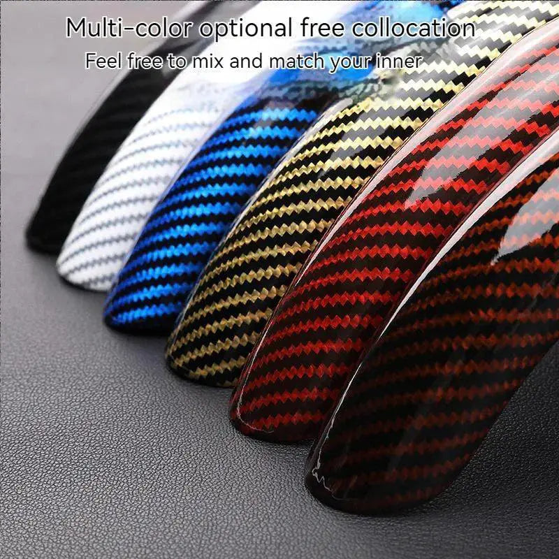 Carbon Fiber Leather Steering Cover For Enhanced Control
