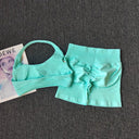 Peach High Waist Yoga Set Hip Lift Wicking