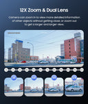 SHIWOJIA 6MP Solar Camera 4G Sim Card Outdoor 12X Zoom