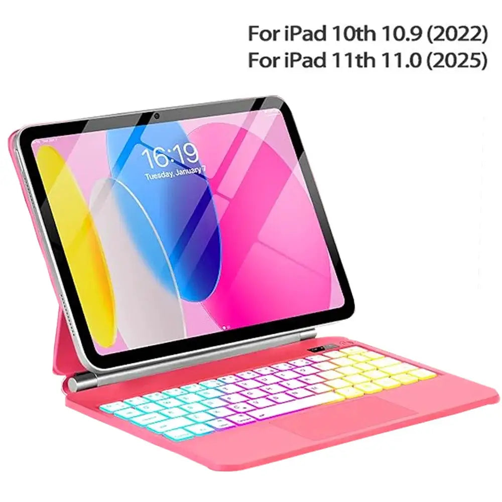 Magic Keyboard for iPad 11th Generation A16 2025 11"A3354 A3355 Keyboard Case for iPad 10th Gen 2022 10.9" A2696 A2757 Cover