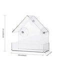 Clear View Window Bird Feeder Tray Home