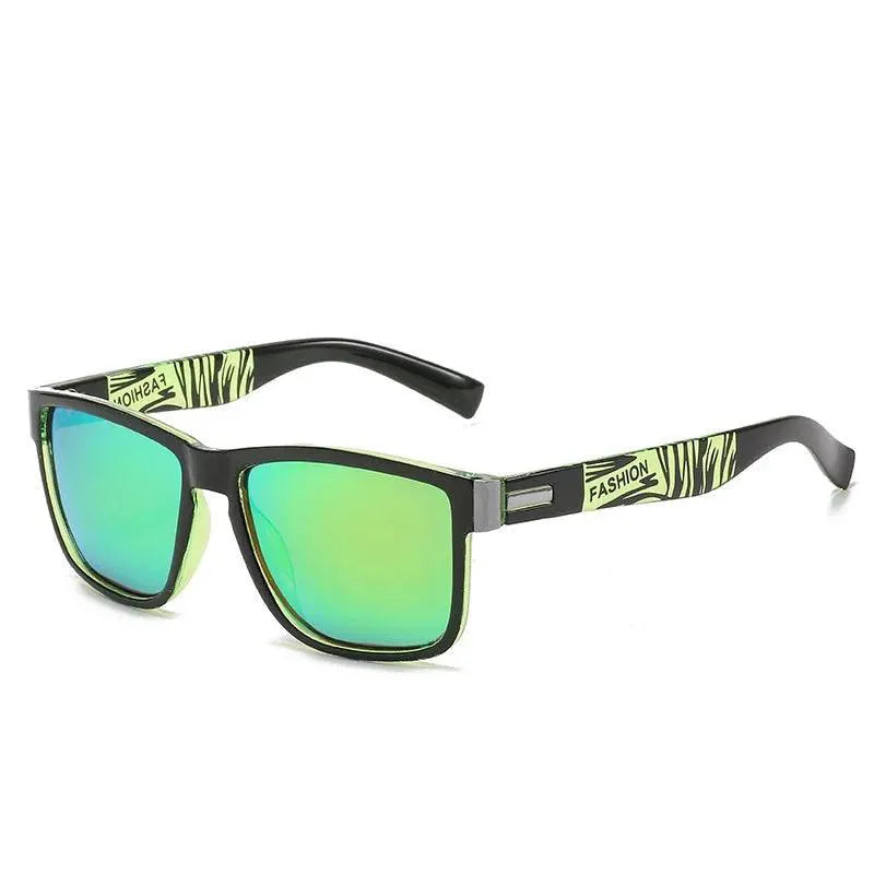 Unisex Vintage Polarized Square Sunglasses UV400 Protection