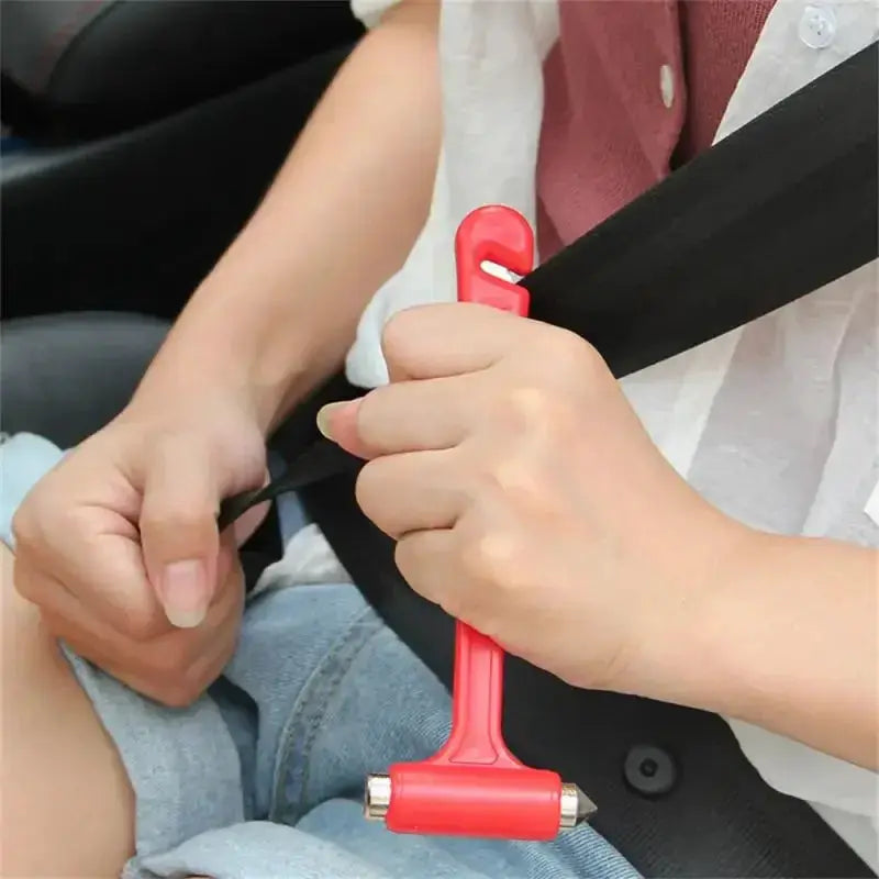 Emergency Escape Safety Hammer And Seat Belt Cutter Tool Kit