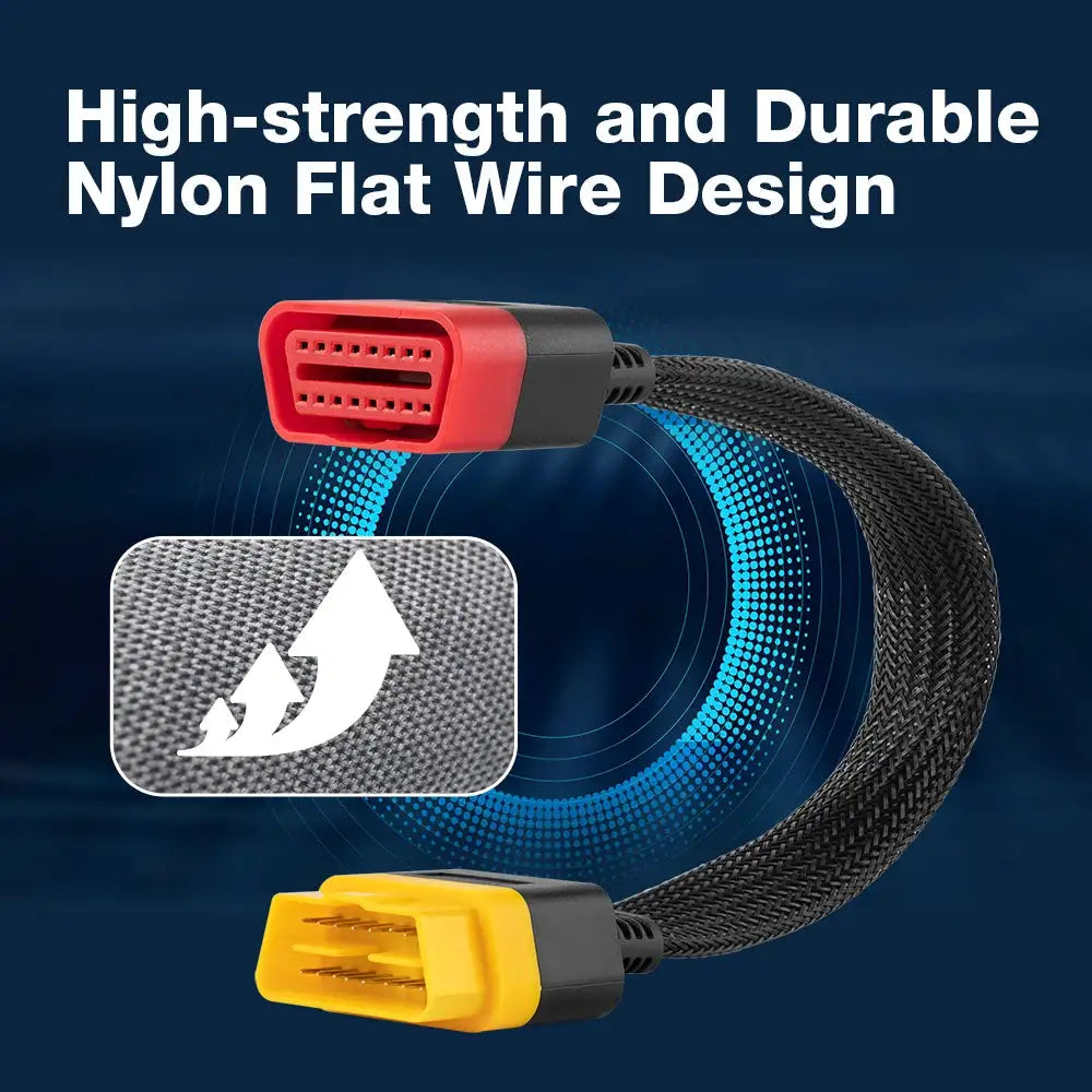 10pcs/lot OBDII 16Pin Extension Cable Vehicle Automobiles OBD2 Male to Female Extend Universal OBD Car Diagnostic Cable