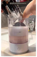 Hands-Free Makeup Brush Cleaner for Pros