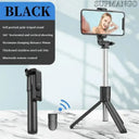 Compact Selfie Stick Tripod - 360 Degree Swivel