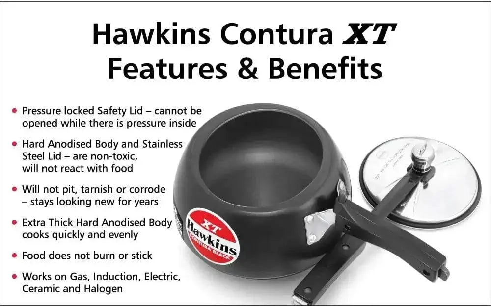 2L Pressure Cooker For All Stoves Contura CXT20 Anodized