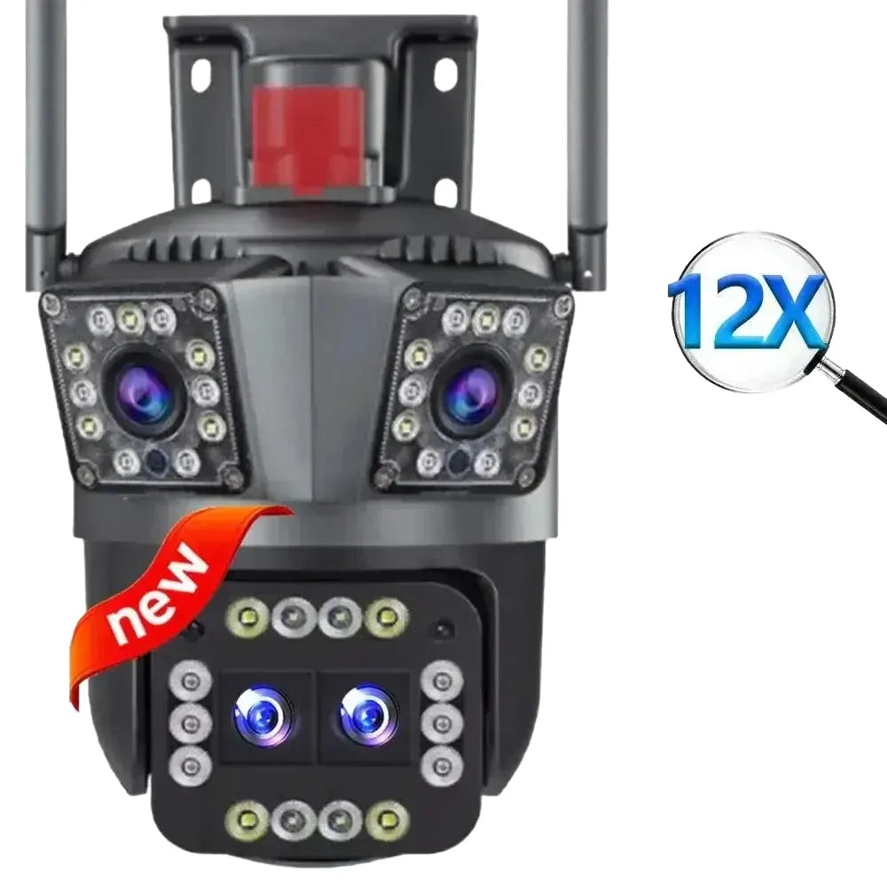 AI WiFi Security Camera for Business — 4K 8MP Add 32GB