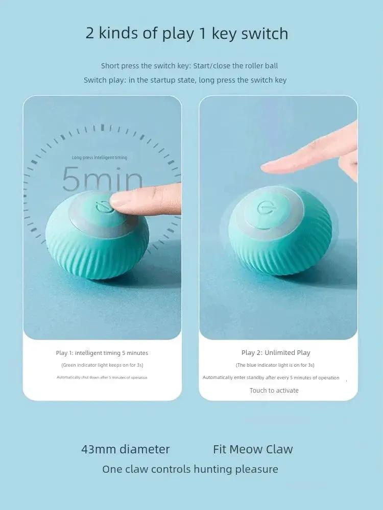 Electric Self-Soothing Stuffed Kitten Toy For Kids
