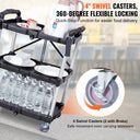 Tier Folding Rolling Utility Cart
