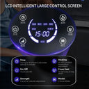 Electric Foot Massage Machine With Remote Control Shiatsu Kneading Warm Compress Home Office Airbag Full Wrapped Feet Massager