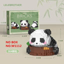 Panda Building Blocks Creative DIY Toy for Kids Fun Set
