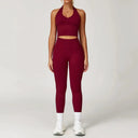 Yoga Set Seamless Fitness Suit Women 3 Piece