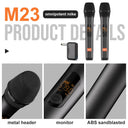 Wireless UHF Mic - Dual Channel Karaoke Clarity