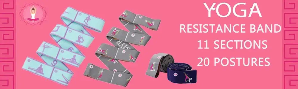 Segmented Yoga Resistance Bands for Adults and Children
