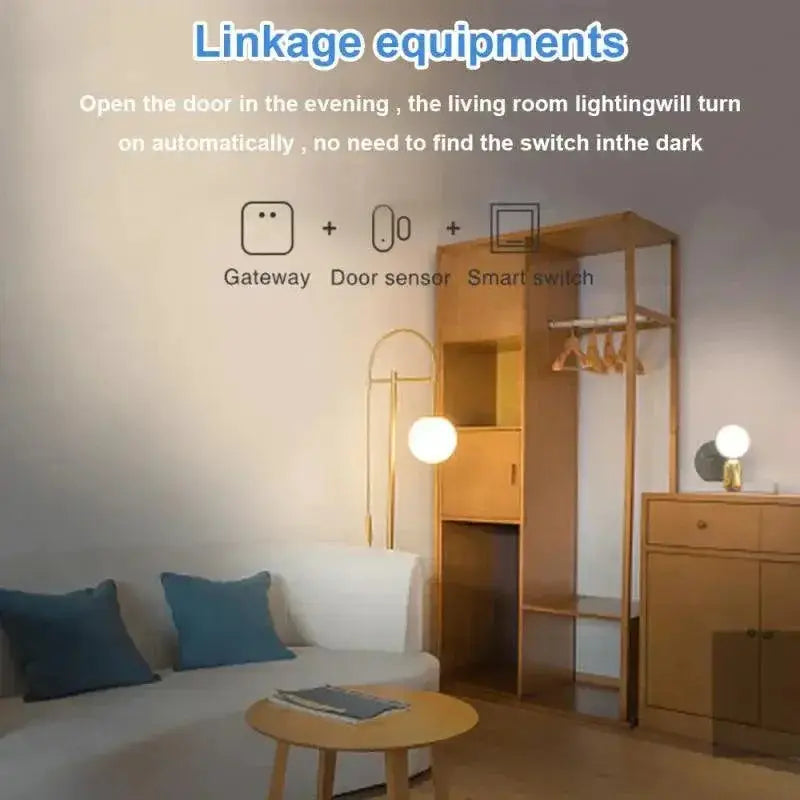 Tuya ZigBee Smart Door Sensor for Home Security Monitoring