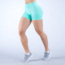 Women's Seamless Scrunch Butt Biker Shorts - Stylish Yoga Wear