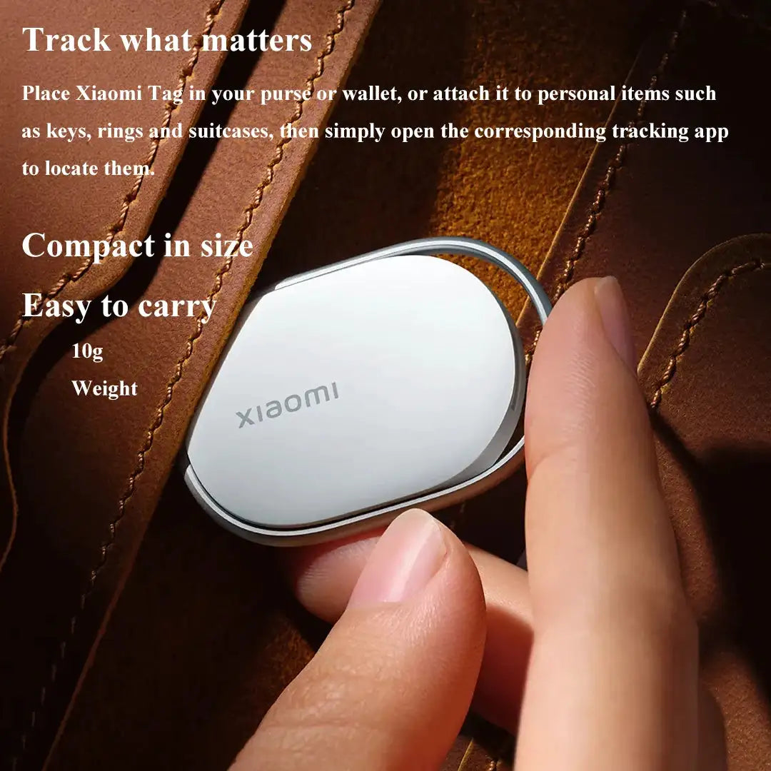 4pcs Xiaomi Tag Smart Tracker Anti Lost Device Bluetooth 5.4 Compatible with Apple Find My or Google Android Find Hub