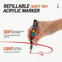 Liquid Acrylic Markers Set