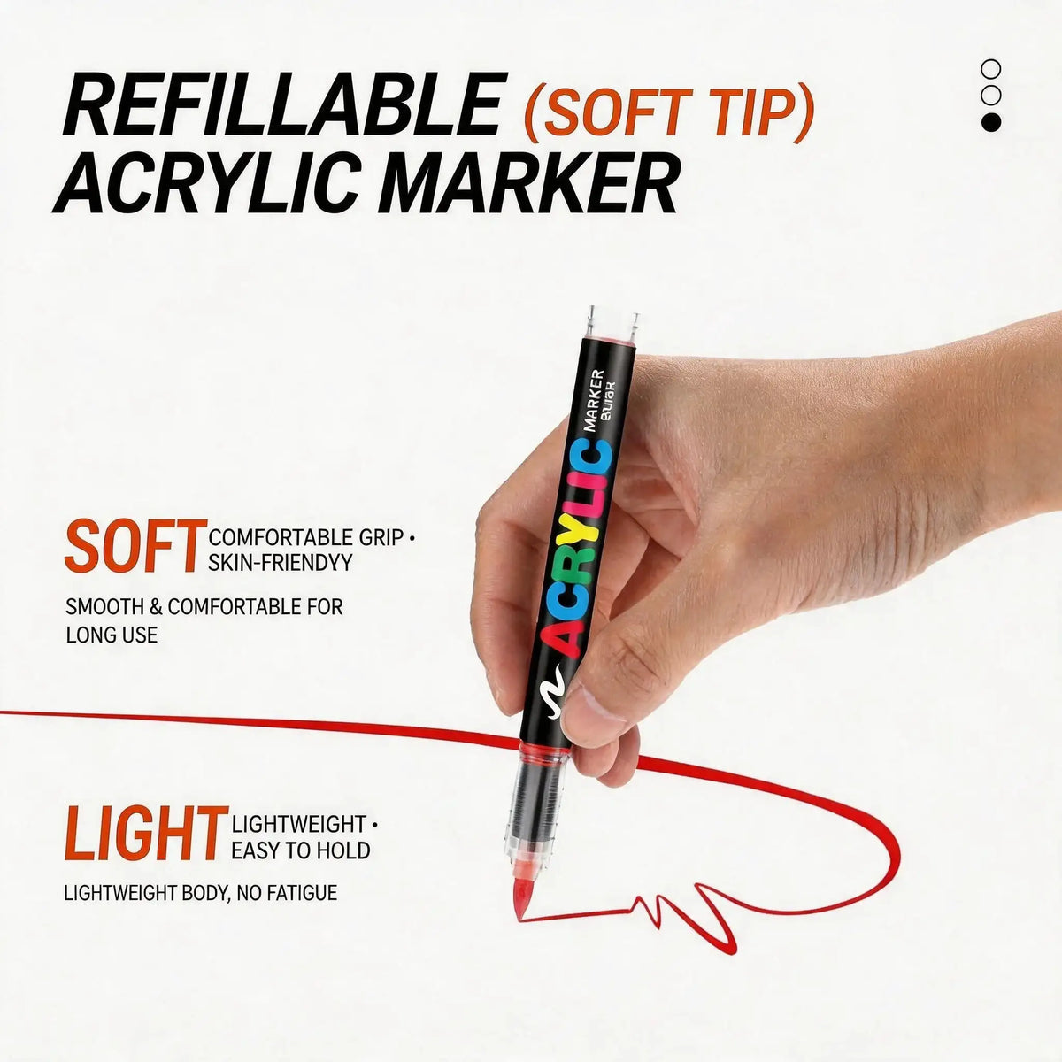 Liquid Acrylic Markers Set — product view 5