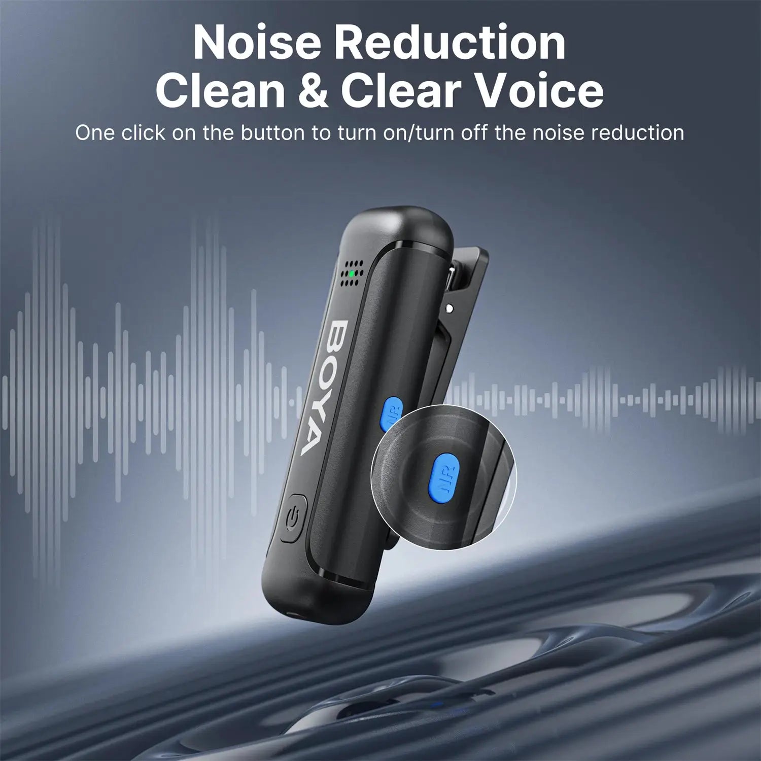 BOYA BY-WM3T2 Professional Wireless Lavalier Lapel Microphone Portable Audio Video Recording for iphone Android Live Broadcast