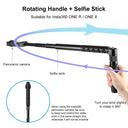 Invisible Extended Edition Selfie Stick Scalable Monopod for Insta360 X2 X3 X4 GoPro 12 11 10 9 8 Stick Tripod