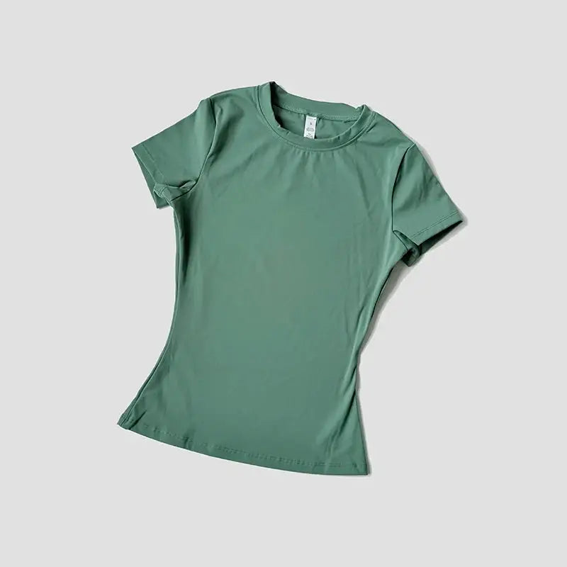 Women Yoga Top Seamless Sport T Shirts Fitness Clothes Short Sleeve Yoga Shirt Gym Top Running Active Wear