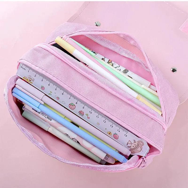 3D Pencil Case For Girls Decompression Pen Pouch Cute Design