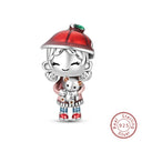 Red Series Charm Beads Sterling