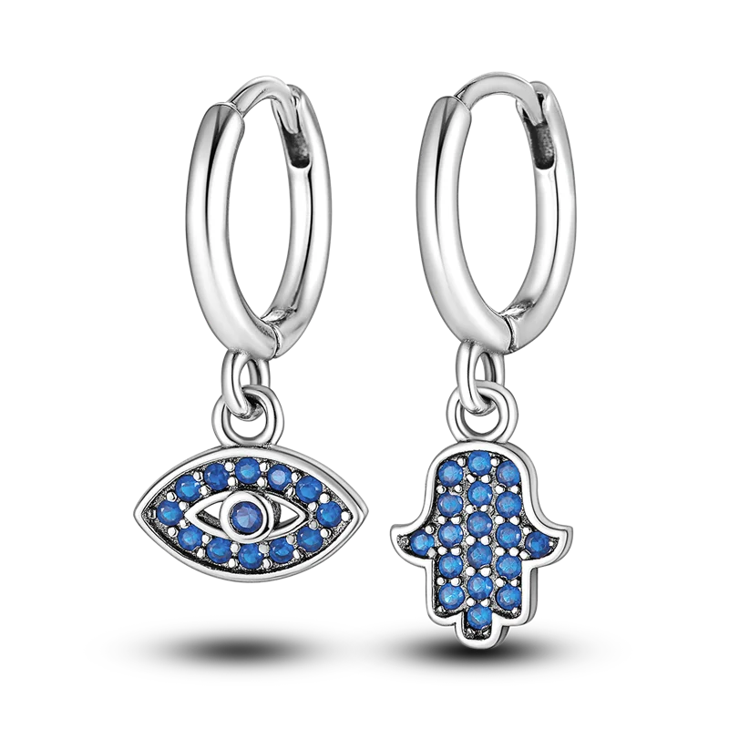 Silver Plated Cubic Zircon Geometric