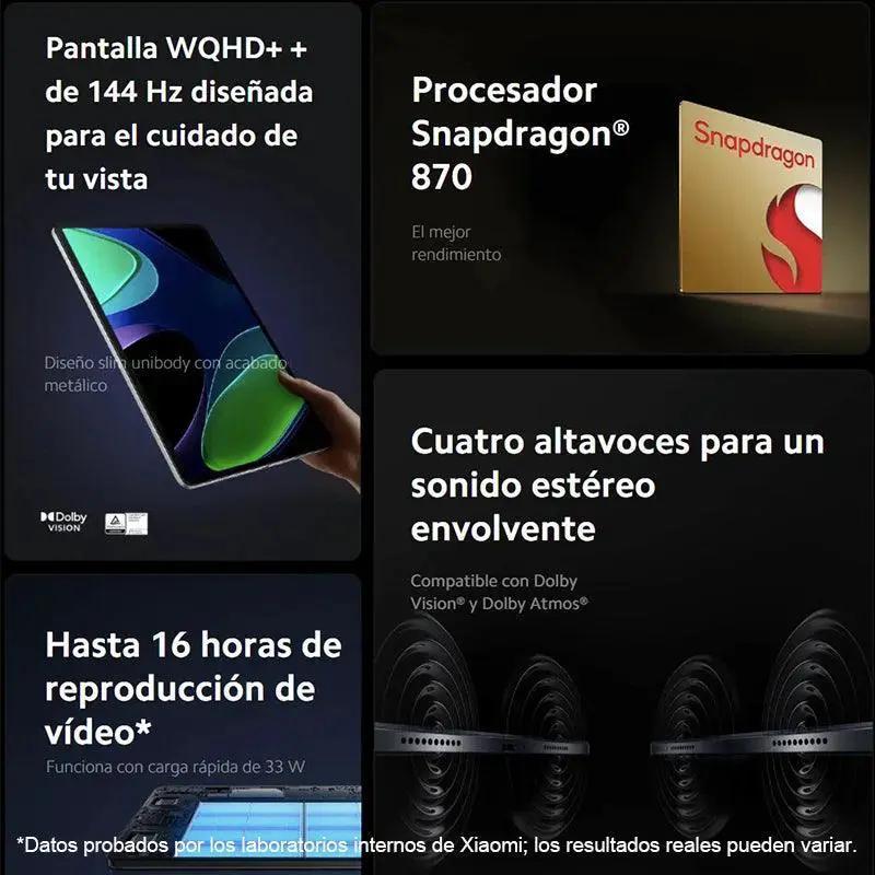 Pad 6 Tablet Snapdragon 870 11 Inch 144Hz WQHD Display