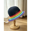 Striped Knit Winter Hat