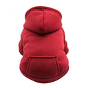 Hooded Pet Sweatshirt Stylish Winter Apparel for Pets