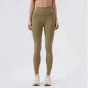 Back Pocket Yoga Leggings Women High Waist Pants