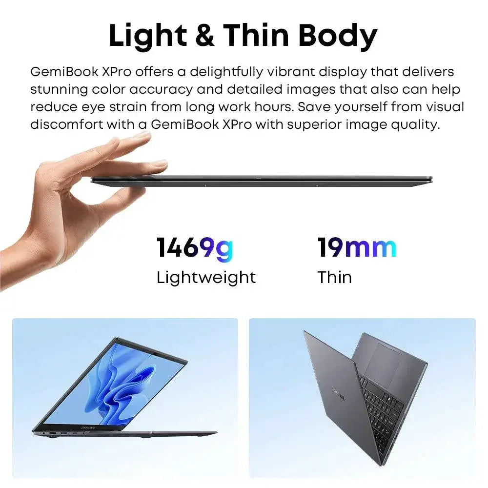 GemiBook XPro Laptop Intel N100 Windows 11 PC Performance