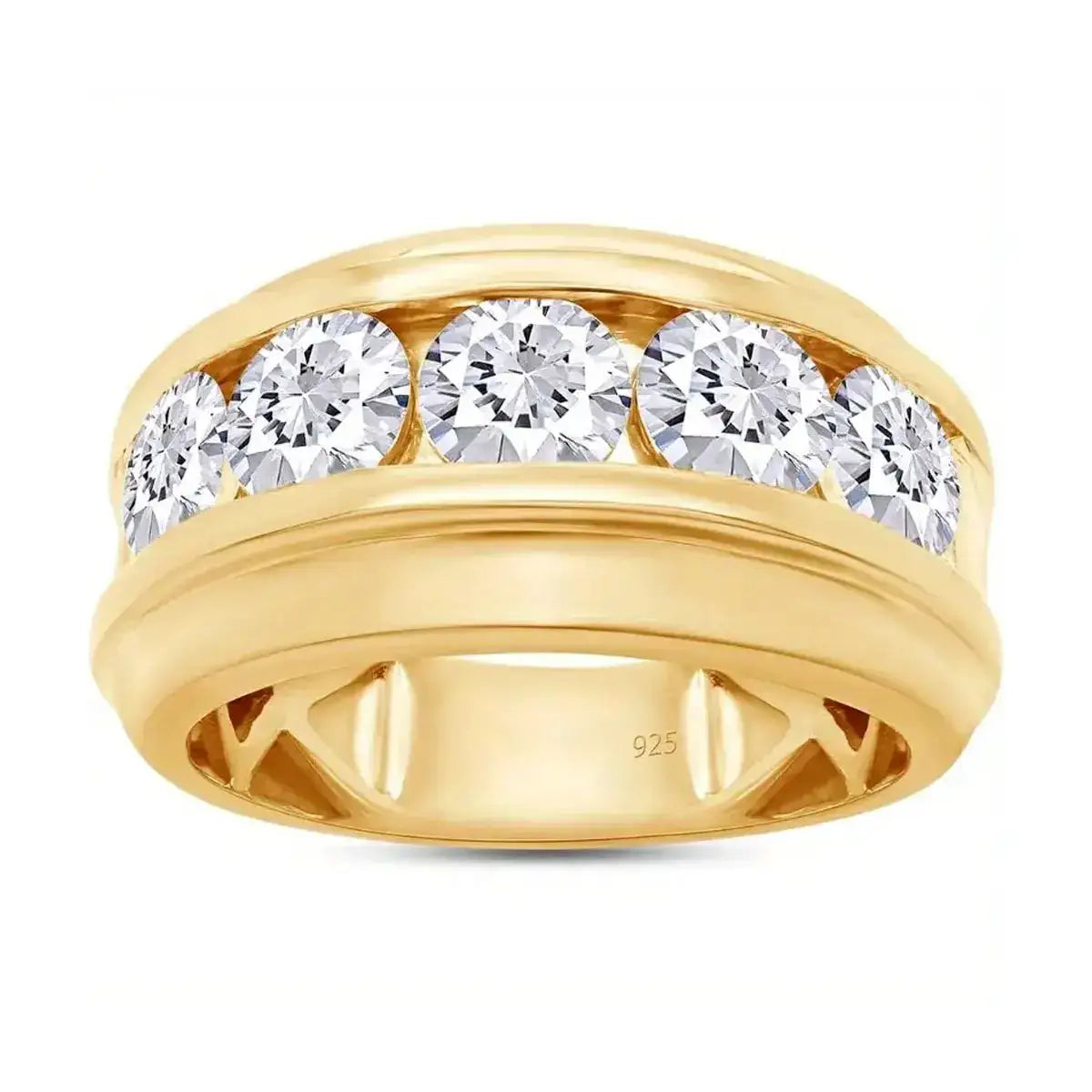 Starry Sky Moissanite Silver Ring — product image 6