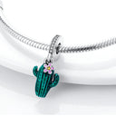 Silver Plated Butterfly Ladybug Cactus