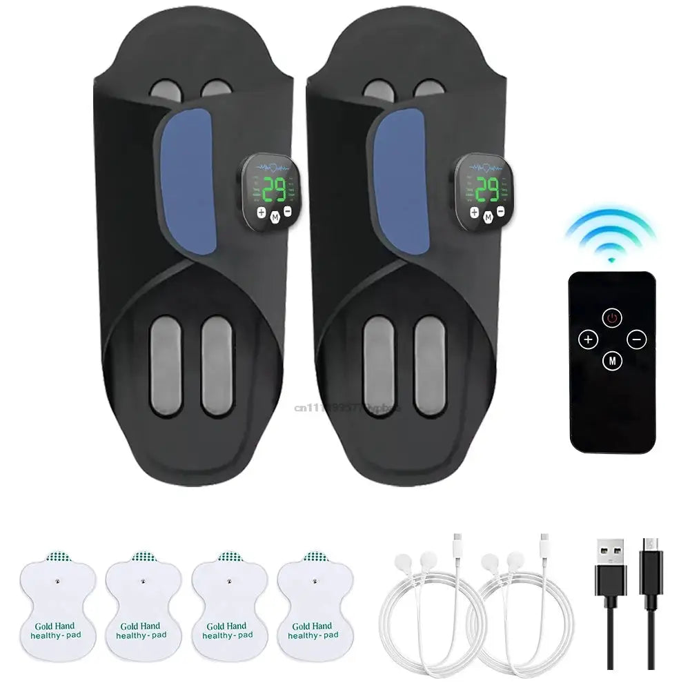 Ems Pad Muscle Stimulation Massage Electric Foot Massager Shoe Foot Relaxation Foot Spa Machine Feet Massager Tools Circulation