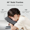 Ergonomic Folding Memory Foam Nap Pillow for Cervical Support