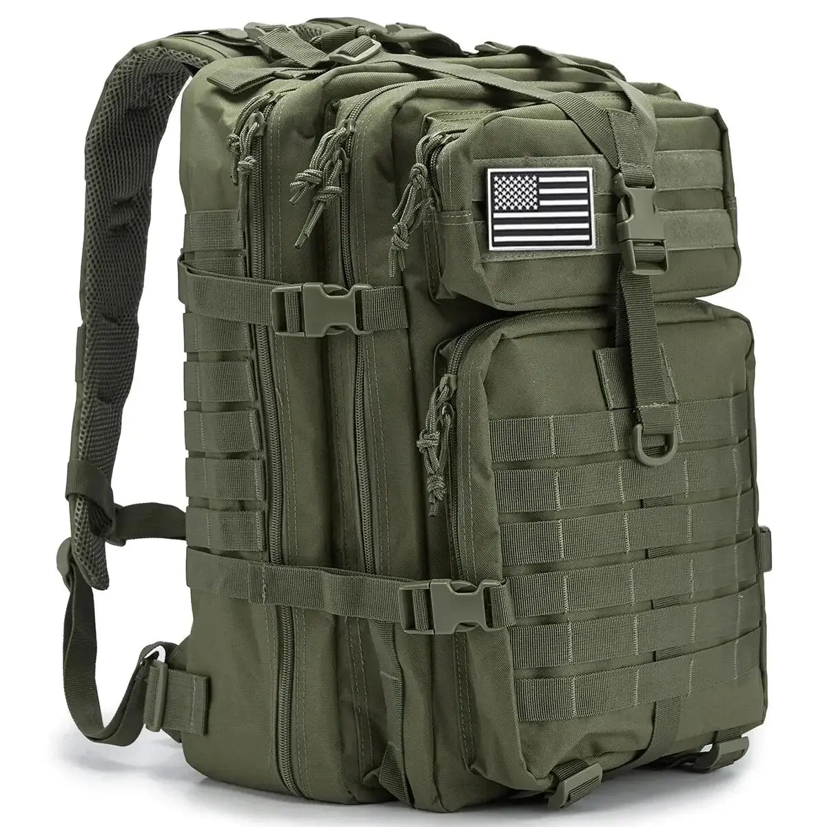 QTQY 50L Mens Tactical Backpack For Outdoor Survival Gear