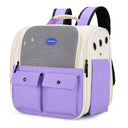 Large Capacity Ventilated Cat Backpack for Outdoor Travel