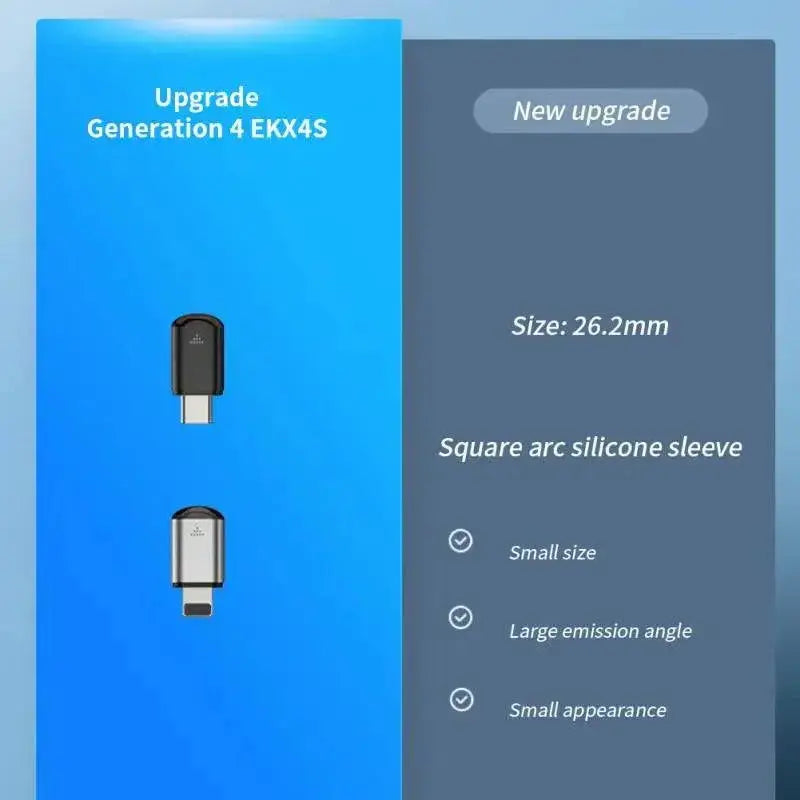 Smartphone IR Remote Control Adapter for TV AC and Devices