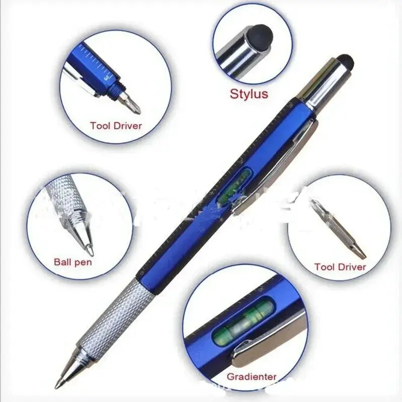 7 In 1 Multifunction Pen With Ruler And Screwdriver