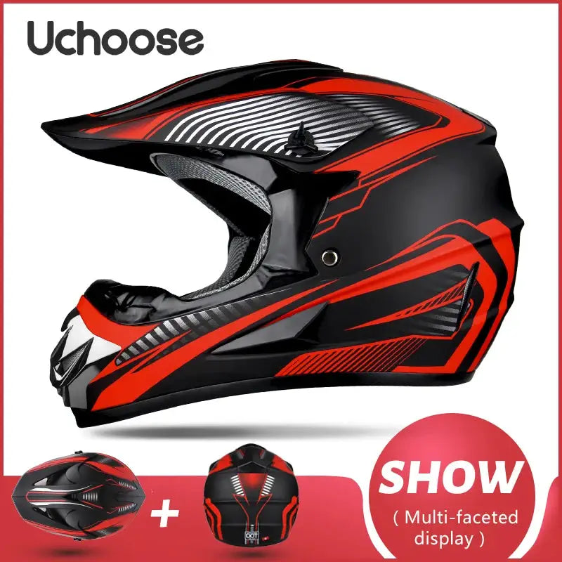 Kids Motocross Motorcycle Helmet — product view 19