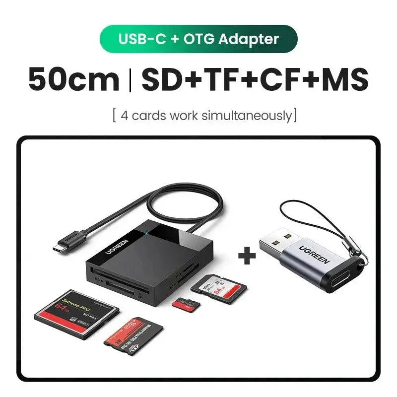 Card Reader USB USB C OTG Rapid Data Transfer Device — product view 10