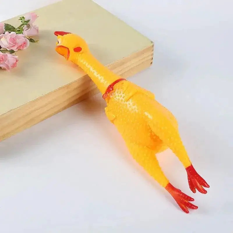 Screaming Chicken Dog Toy Realistic Crow Sound Relief